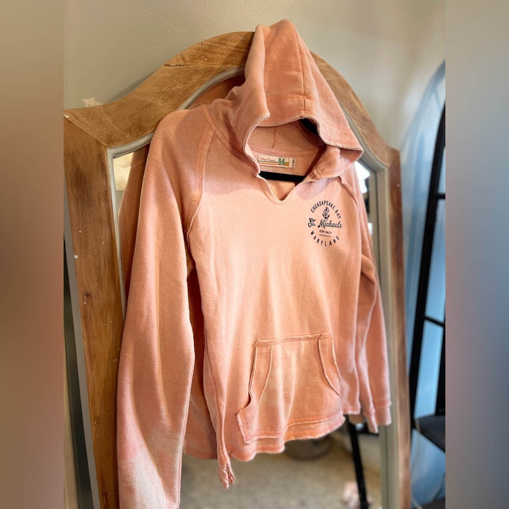 Pastel pink hoodie (size 14/L)